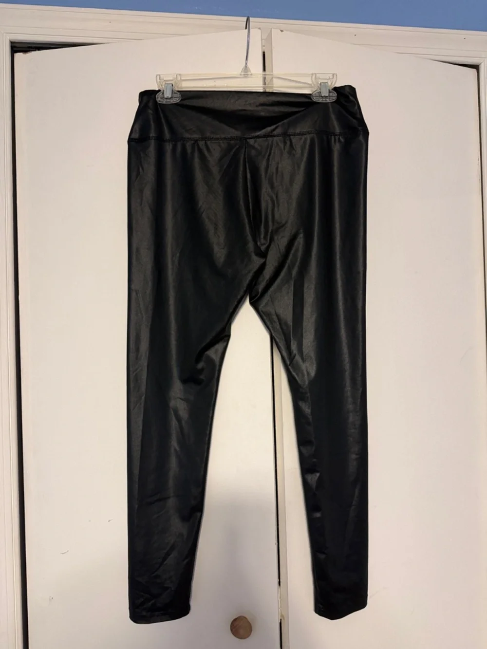 Women’s Black Faux Leather Leggings